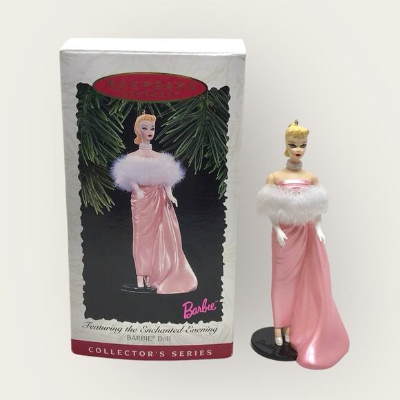 Barbie 2 Set Christmas Ornaments Teen Fashion Model & Enchanted Evening - Picture 6 of 9
